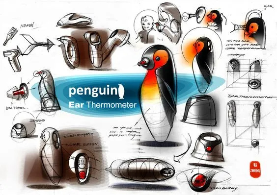 探索自然智慧，创新工业之美——工业产品仿生设计手绘广告发布